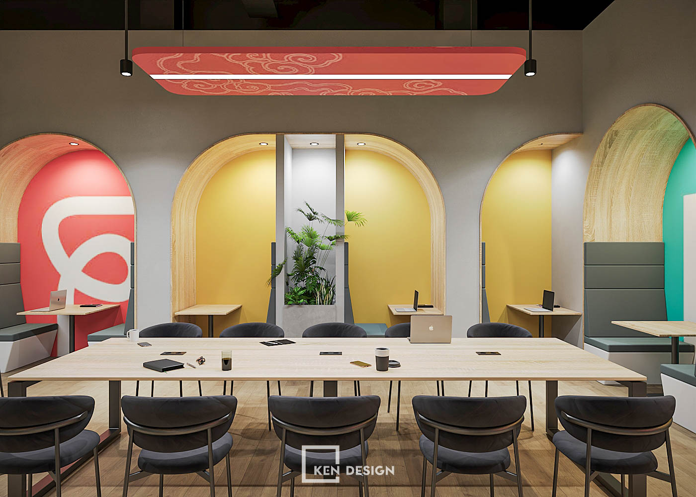 Thiết kế cafe coworking Flow Haus cơ sở 1